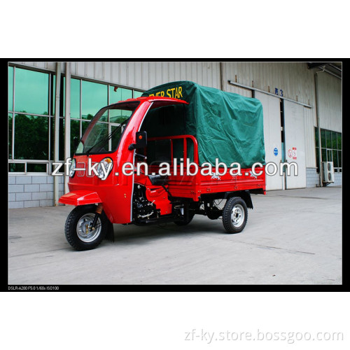 hot selling 175CC/200CC250CC passenger/cargo three wheel motorcycle with sunshade